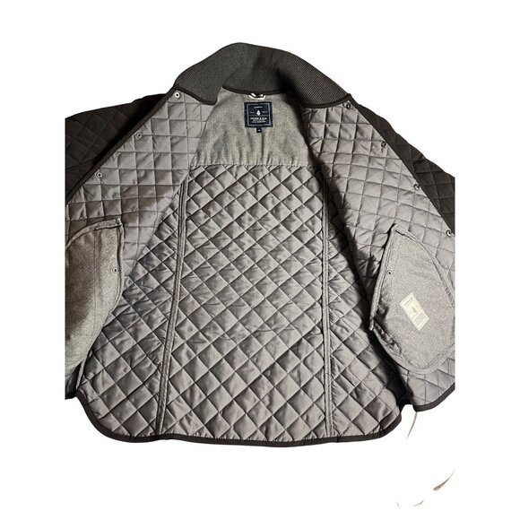 Frank & Oak Mens Quilted Jacket XL Outerwear Polyester/Nylon Blend black - Picture 6 of 12